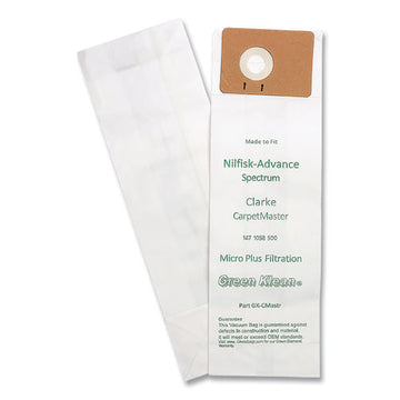 Green Klean® Replacement Vacuum Bags, Fits Advance Spectrum-clarke Carpetmaster, 10-pack freeshipping - TVN Wholesale